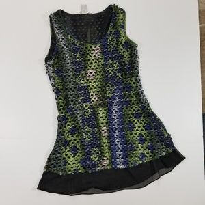 Alberto Makali "Hole Punch" Tunic Top Medium